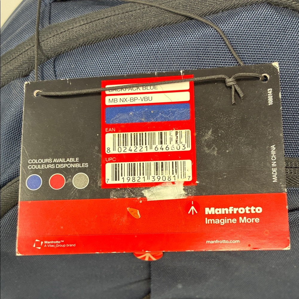 Manfrotto MB NX-BP-VBU Backpack for DSLR Camera Laptop & Personal Gear-Blue - Picture 2 of 5